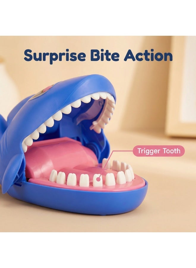 EASY FUTURE Shark Teeth Toys for Kids Family Entertainment Game Shark Biting Finger Games Funny Toys Dentist Practical Joke Toys for Party Gift Tabletop Board Game with LED Light&Sound NO.2102 - Image 5